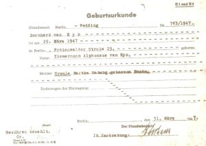 geb Bernhard 1947