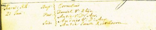 doop cornelius 1740