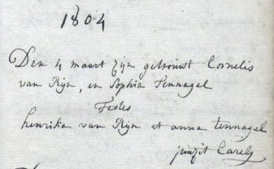 huw kerk Cornelius 1781