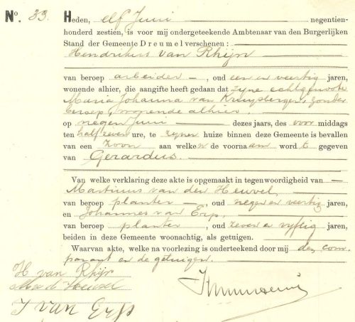 geb gerardus 1916