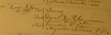 doop joannes 1737