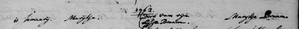 doop marijtje 1762