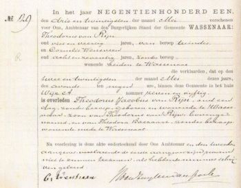 ov theodorus 1901