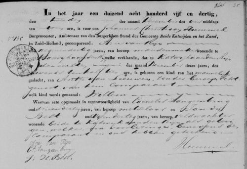 geboren willem1835