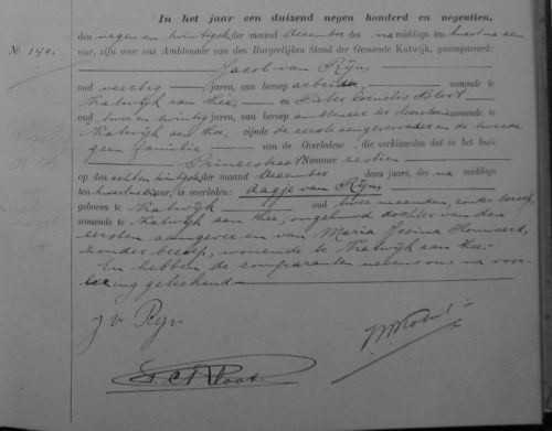 ov aagje 1919