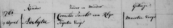 doop adelijtie 1761
