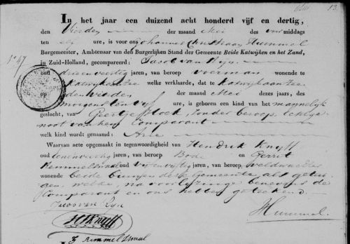 geb arie 1835