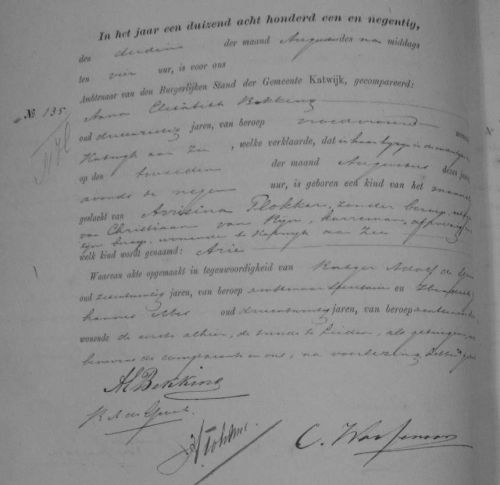 geb arie 1891