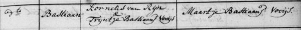 doop bastiaan 1773