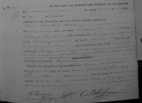 geb bastiaan 1891