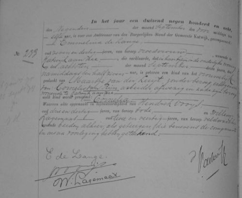 geb cornelia 1908