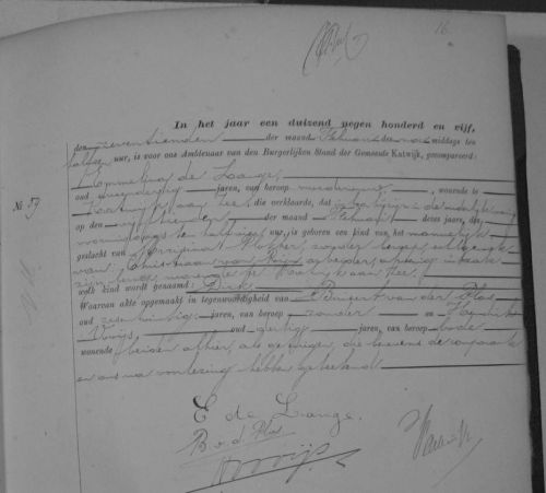 geb dirk 1905