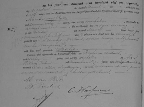 geb dirkje 1895