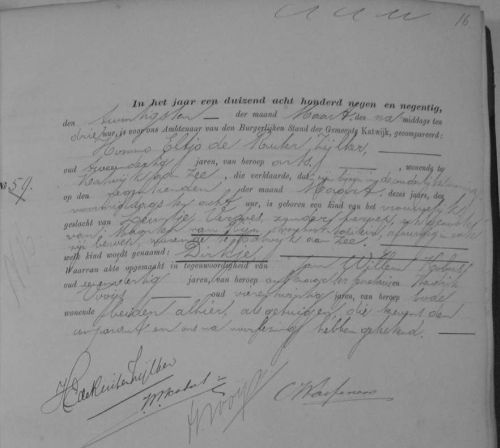 geb dirkje 1899