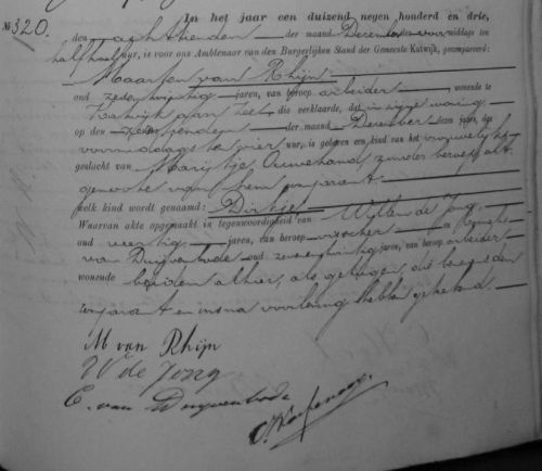 geb dirkje 1903
