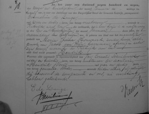 geb hendrik 1909