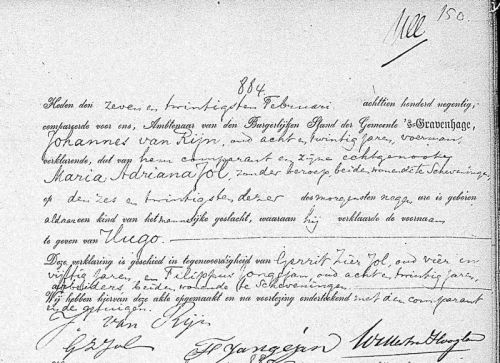 geb hugo 1890