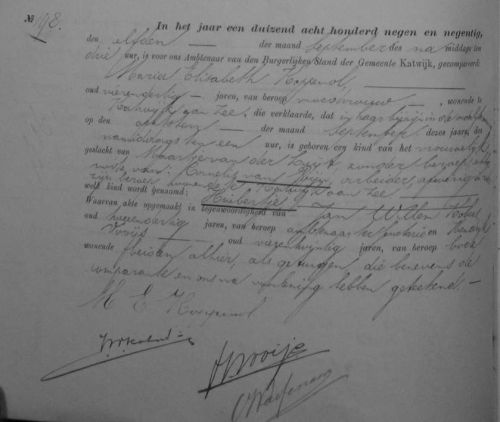 geb huibertje 1899