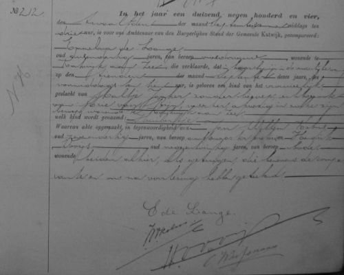 geb huibertje 1904