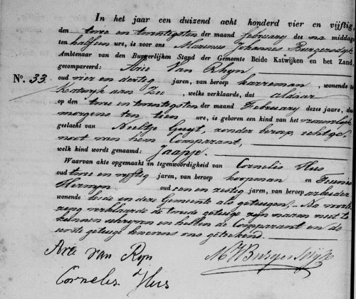 geb jaapje 1854