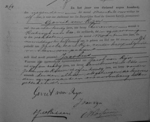 geb jacobus 1900