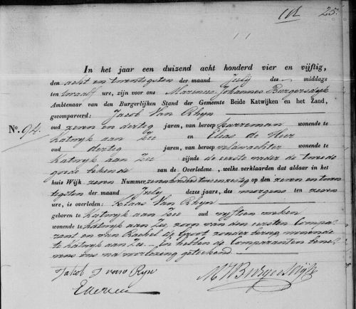 ov klaas 1854