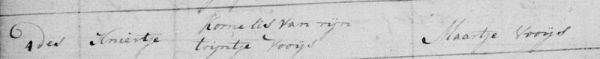 doop kniertje 1768