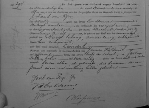 geb leendert1901