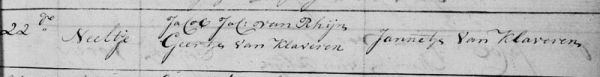 doop neeltje 1769
