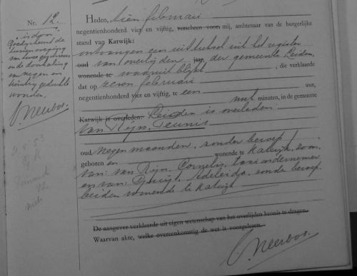 inschr. ov teunis 1953