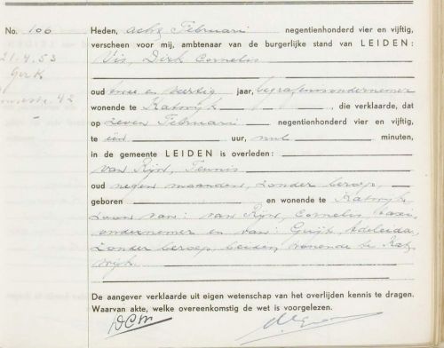 ov teunis 1953
