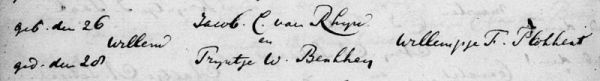 doop willem 1802