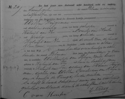 ov willempje 1805