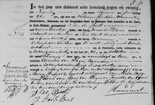 overlijden cornelis 1797