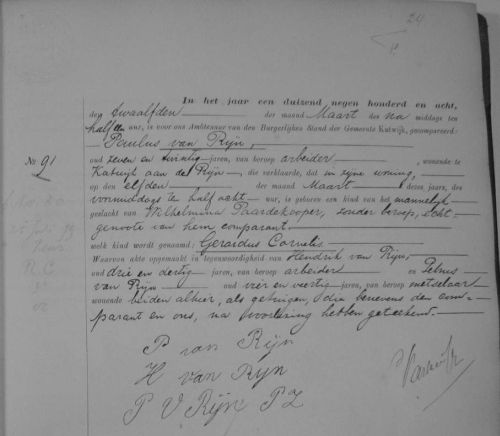 geboren gerardus 1908