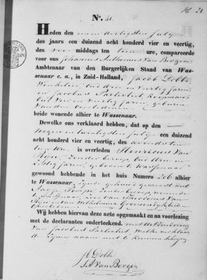 overlijden henricus 1781