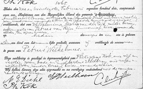 geb petrus 1903